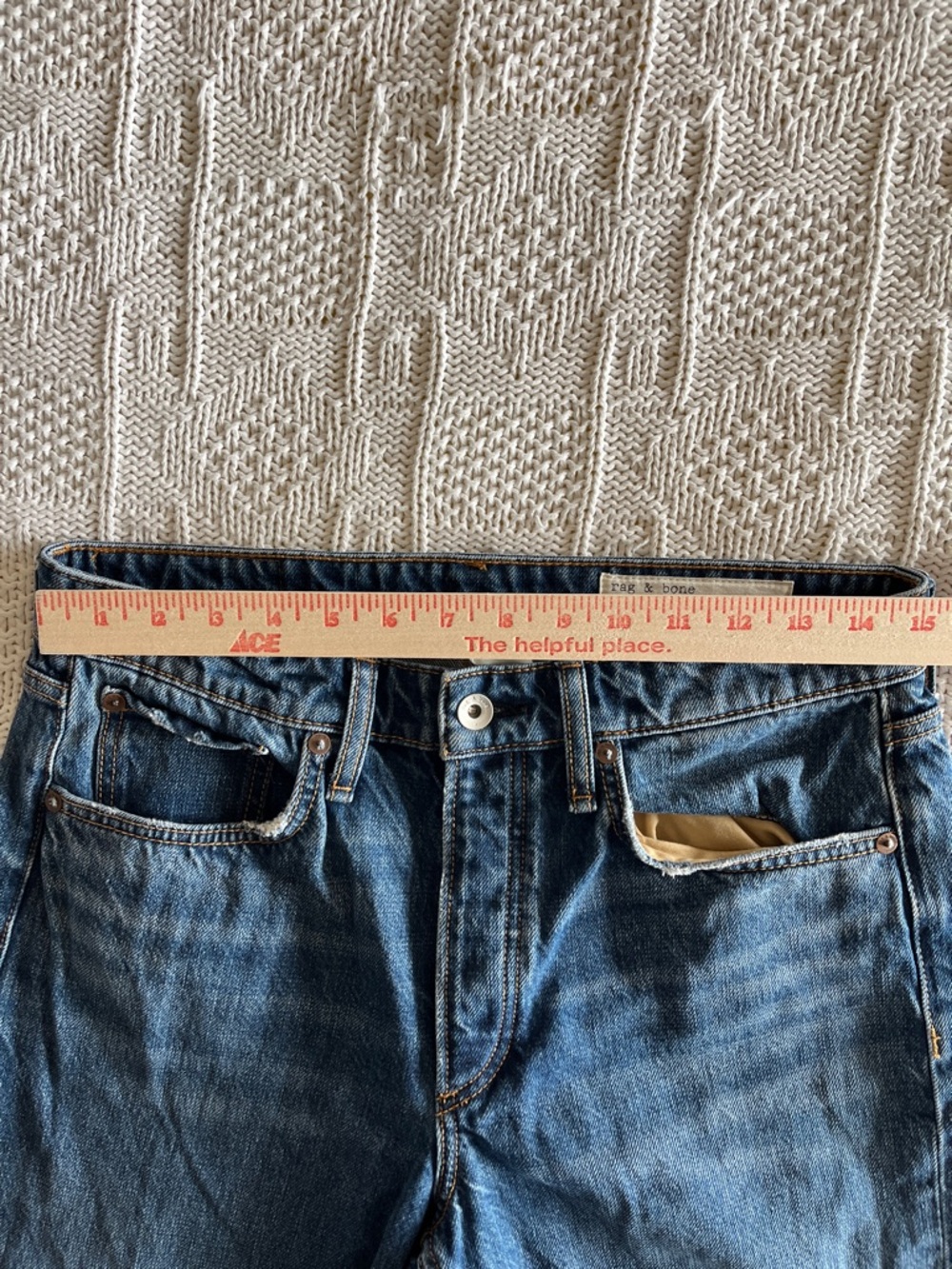 Rag & Bone Rosa Mid-Rise Boyfriend in Clover Sz 27 - Picture 11 of 16